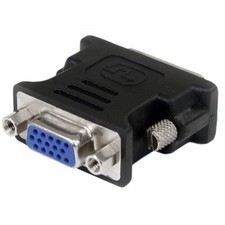 HP DVI-A-M TO VGA-FM BLACK ADAPTER picture