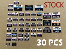 30PCS HP 500223-001 G6 G7 Tray Caddy Adhesive Stickers Labels FOR G7 Stickers picture