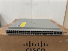 New Cisco Nexus N9K-C93108TC-FX3P Switch 48x 1/2.5/5/10GT, 6x 100G Ports Dual AC picture