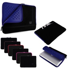SumacLife Microsuede Laptop Sleeve Case Cover Zipper Bag For 13.4
