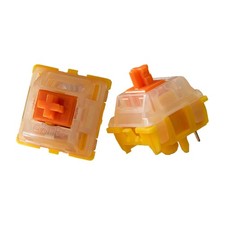 70 PCS Gateron EF Curry Linear 5Pin PreLubed 50g Keyboard Switches 15mm picture