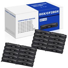 20PK CF280X 80X Toner Cartridge for HP LaserJet 400 M401dn M401dne MFP M425dw picture
