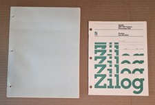 Zilog Z80 CPU Product Specifications docs for CTC + DMA + SIO + Z80A-CPU picture