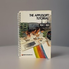 RARE Vtg The Applesoft Tutorial Apple II Basic Programming Manual 030-0044-00 picture