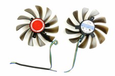 Pair Fans Cooler Fan For XFX RX 580 RX 590 CF1010U12S 95mm Graphics Card picture