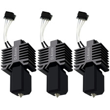 3 PCS P1S/P1P 0.4MM Upgraded Integrated Hotend Kit Hardened Steel Nozzle picture