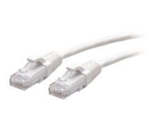 C2G Cat6a Snagless Unshielded (UTP) Slim Ethernet Network Patch Cable 1ft, White picture