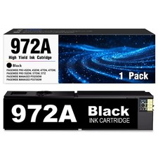 972A Black Ink Cartridges for HP 972A Ink PageWide Pro 452dw, 477dw, 552dw, 577z picture