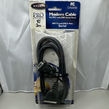 Belkin Pro Series DB9F to DB25M Serial Cable 10 ft F2L088-10 picture