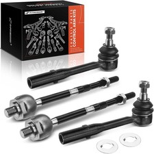 A-Premium Set of 4, Front Inner & Outer Tie Rod End Kit, Compatible with Mercede picture