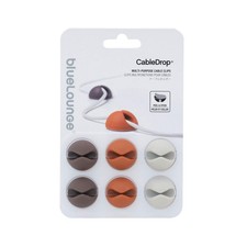Cable Management System - 6 Pack of Muted Cable Drops for Tidy Organization picture