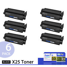 6PK X25 Black Toner Cartridge for Canon X-25 imageCLASSMF3110 MF3111 MF5500 picture