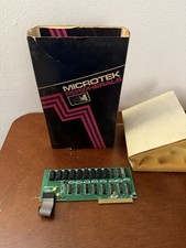 Apple II Microtek BAM-16 Memory Upgrade Interface Card W BOX Original IY picture