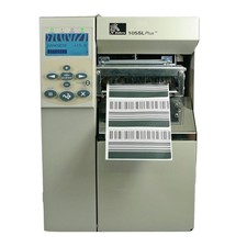 Zebra 105SL Plus Industrial Thermal Transfer Barcode Printer Cutter LAN USB picture