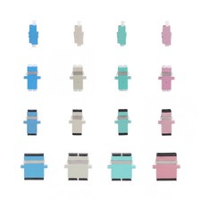 5/10PCS Fiber Optic Coupler SC LC/UPC Single/Multimode OM3 OM4 Simplex Duplex picture