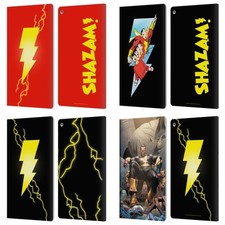 OFFICIAL JUSTICE LEAGUE DC COMICS SHAZAM LEATHER BOOK CASE FOR AMAZON FIRE picture