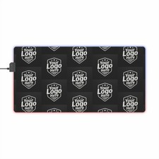 Custom Logo RGB LED Light Up Sports Card Break Mat Card Breakers/Streamers/Gift. picture