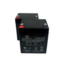 Minuteman E1100 UPS Replacement Battery Kit 12V 5AH SLA AGM HR F2 2-Pack picture