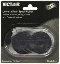 (3) Original Victor 7010 Black/Red Calculator Ribbons  picture