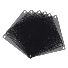 6PCS PC Dust Filter, 90x90mm PVC Computer Case Cooler Dustproof Mesh Black picture