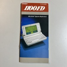 Tandy 1100FD MS-DOS Quick Reference 3.3 1989 picture