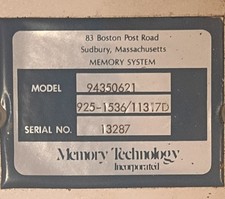 Vintage Control Data CDC Memory Technology Computer Memory 94350621 1971 Rare picture