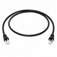 Telegärtner 100009137 Cat6A RJ45 S/FTP Shielded LSZH Patch Cable Black 50m picture