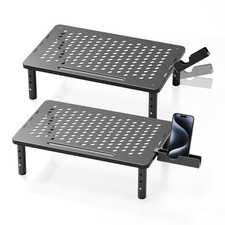 Computer Monitor Stand Riser For Desk, 3 Height Adjustable, 2 Pack picture