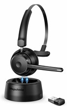 Mopchnic KH113M Wireless Bluetooth Single-Ear Headset w/ USB Dongle, Base NIB picture