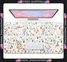 Large Desk Mat 31.5 x 11.8 inch Extended Mouse Pad with Non-Slip Base picture