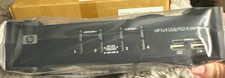 HP 1:4 Powered KVM Switch Box USB/PS/2 to VGA 6ft Cable Black 317730-B21 picture