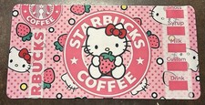 Starbucks Hello Kitty Computer Desk Mat 24x11 picture