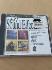 New Sealed WAV Sound Effects Home Office Help CD For Windows 3.1 & Windows 95 picture