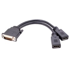 DMS-59Pin Male to Dual DP Displayport Female Splitter Extension Cable DMS HDMI picture