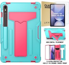 Samsung Galaxy Tab S10 FE 5G/S9 FE Shockproof Rugged High Impact Protective Case picture