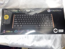 Keychron K3U-H3 Ultra 8K Wireless Mechanical Keyboard, 75% Low Profile - Black picture