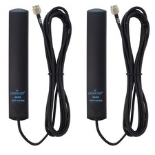 2 Pack 4G 5G OmniDirectional Adhesive Mount Low Profile Flat Antenna SMA Male picture