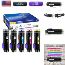 VICTORSTAR 5 Packs Compatible Toner Cartridges 6510 6515Extra High Yield 5500 picture
