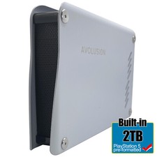 Avolusion PRO-M5 2TB USB 3.0 External Gaming HD for PS5 (WHITE) 2YR WARRANTY picture
