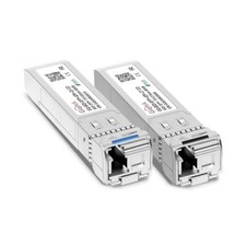 1 Pair 10GBASE-BX60-UD BiDi SFP+ Module, TX BIDI-ER+:60KM For Extreme picture