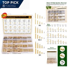 480 Pcs Motherboard Standoffs Screws Nuts Kit M2 M2.5 M3 Brass Stainless Stee... picture