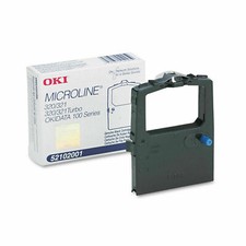 (3) Genuine Okidata Microline 182/184/186/320/321 Ribbons 52102001 picture