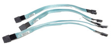 LOT OF 3 - HP 784627-001 780674-001 WIDE SAS TO DUAL MINI SAS 18 INCH CABLE HPE picture