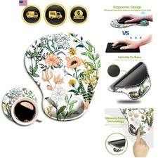 Ergonomic Mouse Pad with Wrist Support, Cute Mouse Pads with Non-Slip PU Base... picture