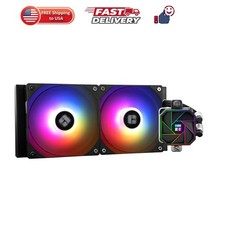Water Cooling CPU Cooler, Double PWM ARGB Fans with S-FDB Bearings,Efficient ... picture