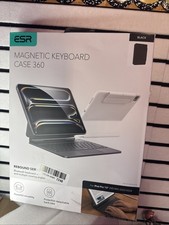 ESR Magnetic Keyboard Case 360 Bluetooth keyboard In Black iPad Pro 13 M5@7 picture