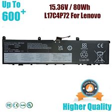 80Wh L17M4P72 L17C4P72 L18M4P71 Battery For Lenovo ThinkPad P1 X1 Extreme X1E US picture