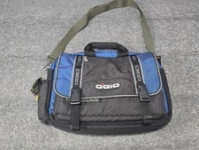 OGIO Tek Spec Shoulder Messenger Bag 15 Inch Black Blue Padded Laptop Case picture