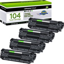 4PK C104 FX9 FX10 Toner Cartridge For Canon imageCLASS MF4270 MF4350d MF4370dn picture
