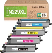 Compatible TN229XL TN229 Toner Cartridges 4 Pack Replacement for Brother MFC-L37 picture